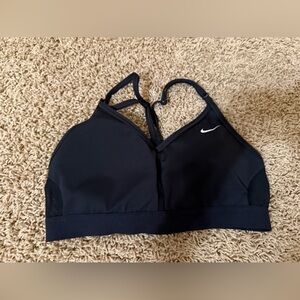 nike black sports bra